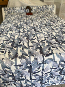 Bountiful Botanical Blue Tablecloth