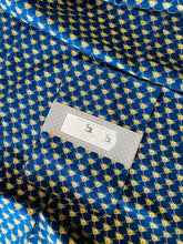 Navy Gold Bees Tea Towel