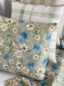 Sage & Flax Linen Cushion Cover