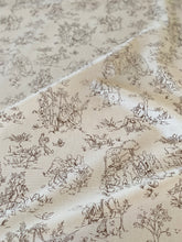 Toile Natural Tablecloth