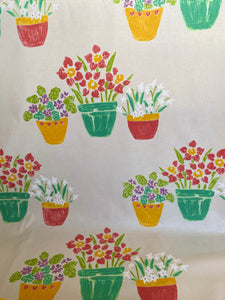 Pots of Spring Tablecloth
