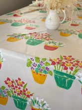 Pots of Spring Tablecloth