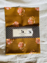Waratah Mustard Linen blend Tea Towel