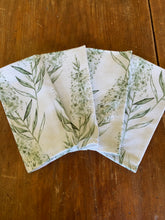 Bottlebrush Green Napkins Set of 2