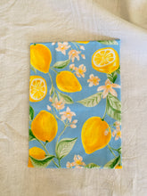 Bright Lemons Tea Towel