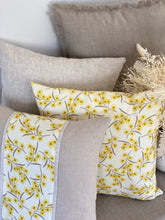 Wattle banded Linen Cushion Cover