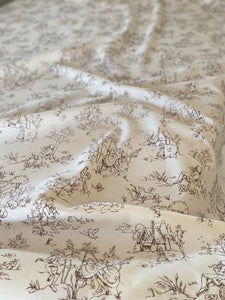 Toile Natural Tablecloth