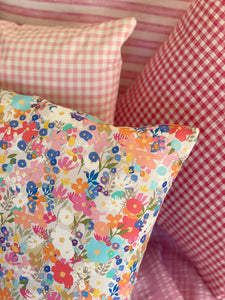 Cottage Garden Dreams Linen Cushion Cover