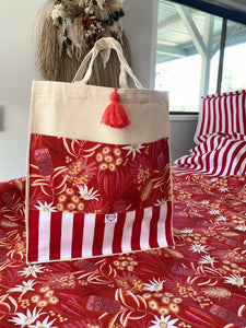 Native Flora Shopping Tote