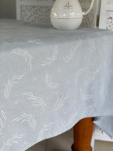 Eucalypt Print Green Tablecloth Square