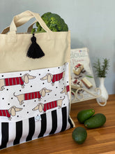 Sausage Dog Shopping Tote