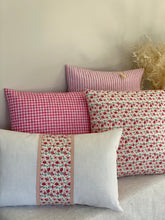 Ellie Bridget White Linen Cushion Cover