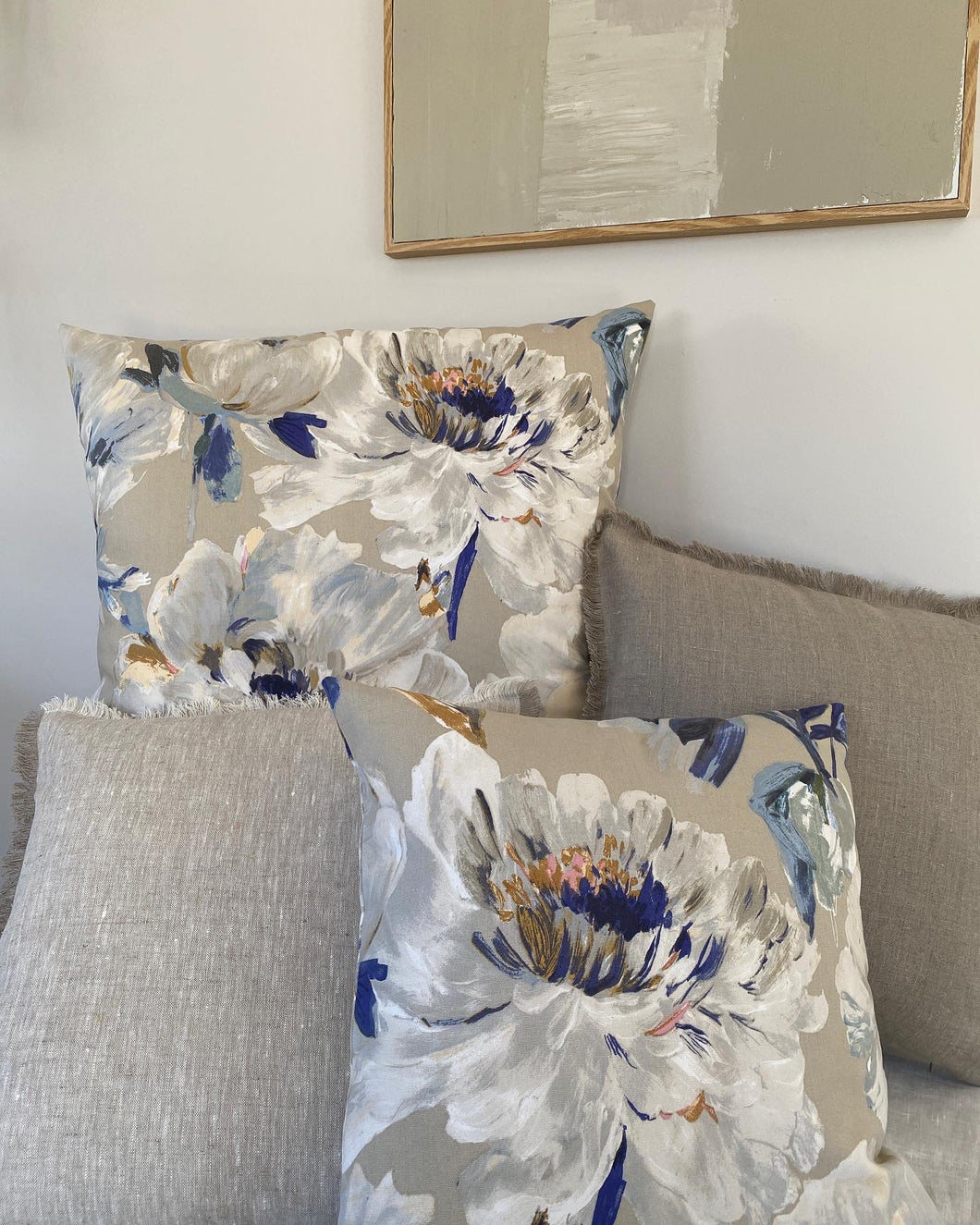 Blue Dream Garden Cushion Cover