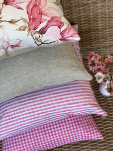 Pink Stripe Cushion Cover