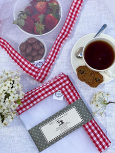 Red Gingham Food Cover