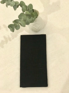 Pure Linen Napkins - Black - 45 x 45 cm price per napkin