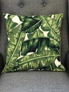 Botanical Large Palm Green Cushion Cover
