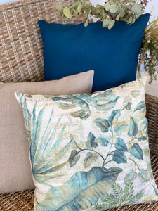 Pacific Ocean Linen Cushion Cover