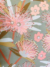 Eucalypt in Flower Taupe Tea Towel