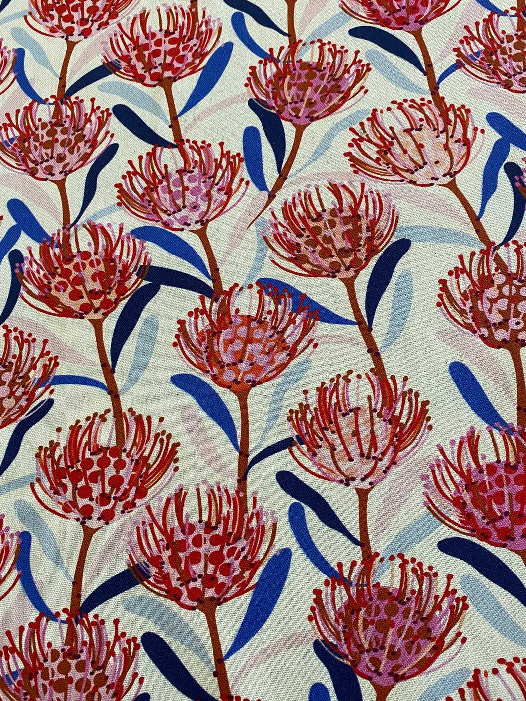 Waratah Linen Blend Tea Towel