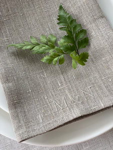 Pure Linen Napkins - Twig - 45 x 45 cm price per napkin