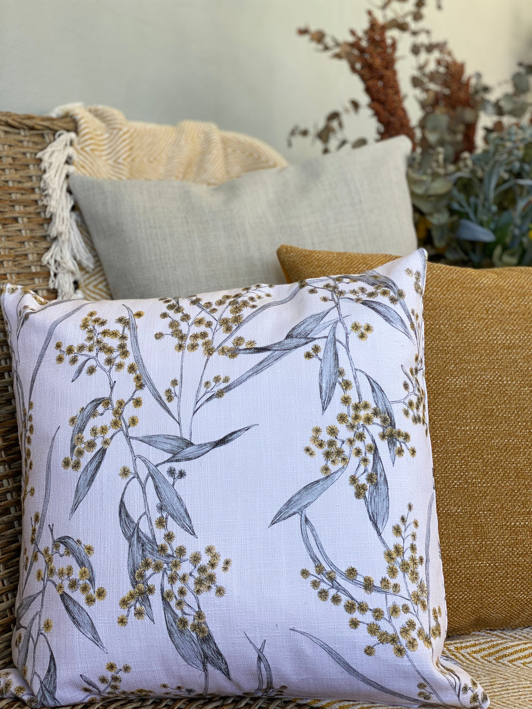 Heritage Wattle Cushion Cover