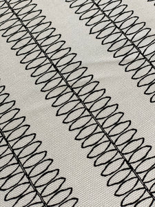 Black Ripple Tablecloth