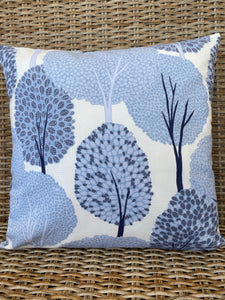 Blue Trees Cushion Cover