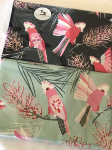 Gorgeous Galah & Grevillea Set of 2 Tea Towels