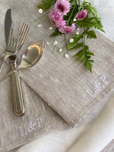 Pure Linen Napkins - Pebble - 45 x 45 cm price per napkin